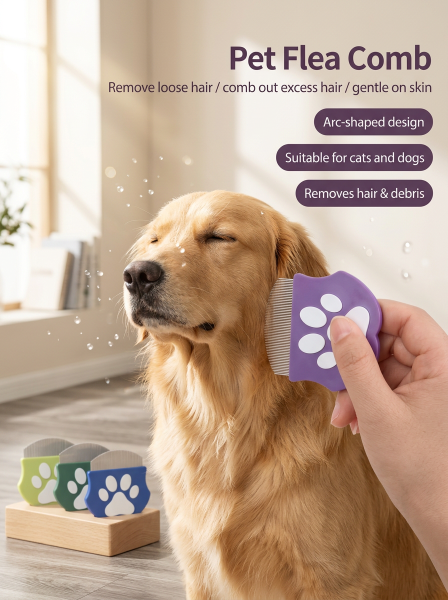 PawVerse™ GentleGlide Comb – No Pulling, No Stress Grooming