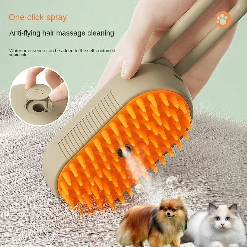 PawVerse™ 3-in-1 Steam Pet Brush